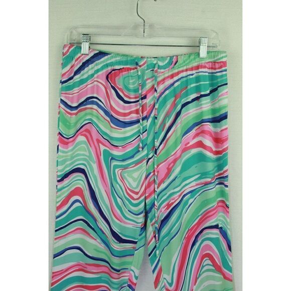 Viv & Lou Pants Elastic Waist Pull On Mod Hippie Colorful Womens S/M - Picture 4 of 5